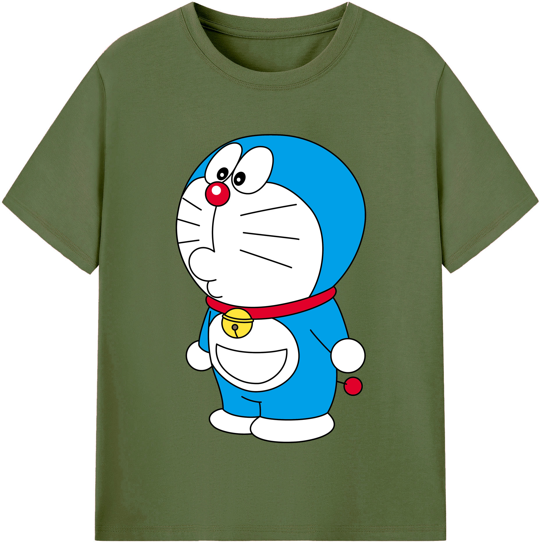 （画像用） ドラえもん Doraemon 綿100％半袖Tシャツ（フロントプリント）